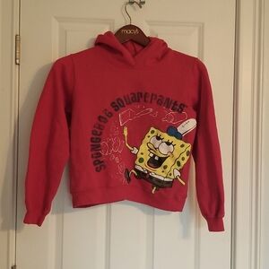 Spongebob Kid's Hoodie, Red, Size 14/16